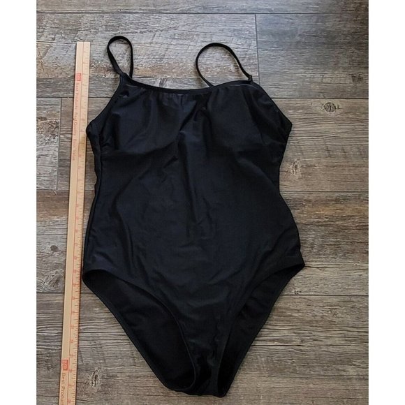 Hurley Sporty Women's‎ One Piece Swimsuit Size XL Black Strappy Back - Picture 15 of 16